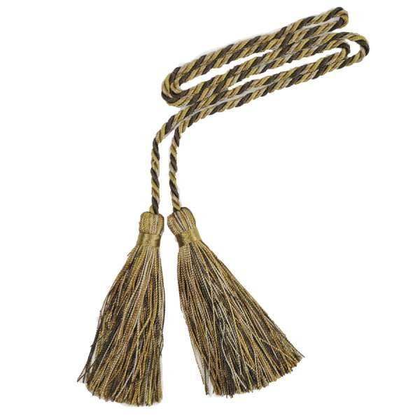 Mira 3 1/2" Tassel Chair Tie- 35" Brown Cinnamon Tassels and Tiebacks