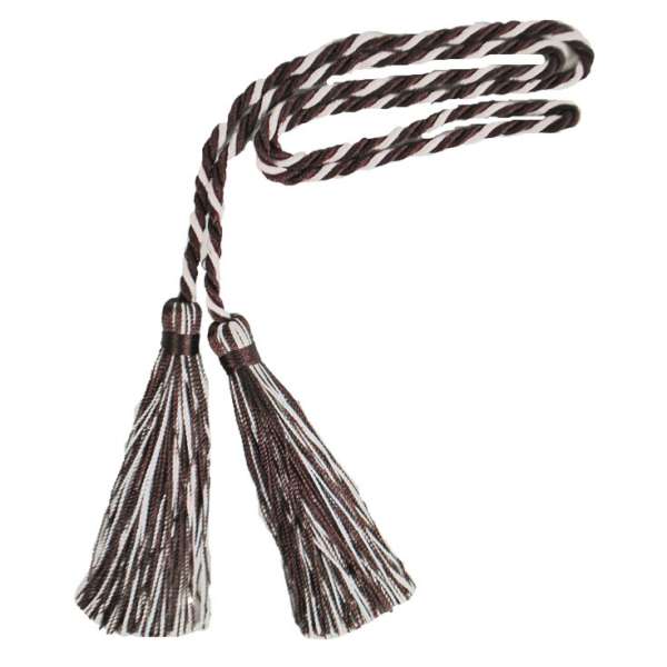 Mira 3 1/2" Tassel Chair Tie- 35" Pink Brown Tassels and Tiebacks