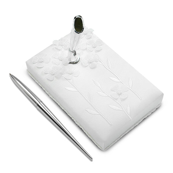 Jayla Floral Bridal/Wedding Pen Set - White Bridal