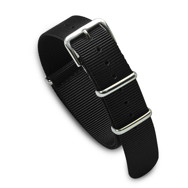 Military MoD Nylon Watch Strap (Black) Accessories