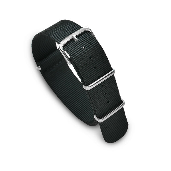 20mm Military MoD Nylon Watch Strap - Black 20mm Watch Straps