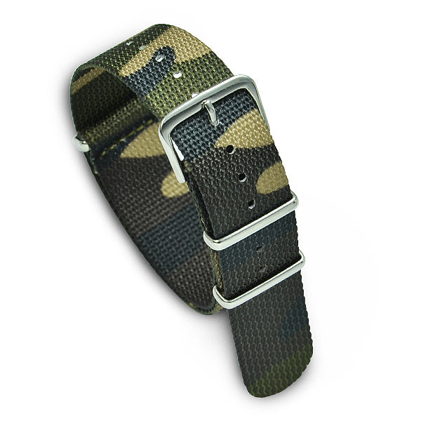 20mm Military MoD Nylon Watch Strap - Camo D Watch Straps