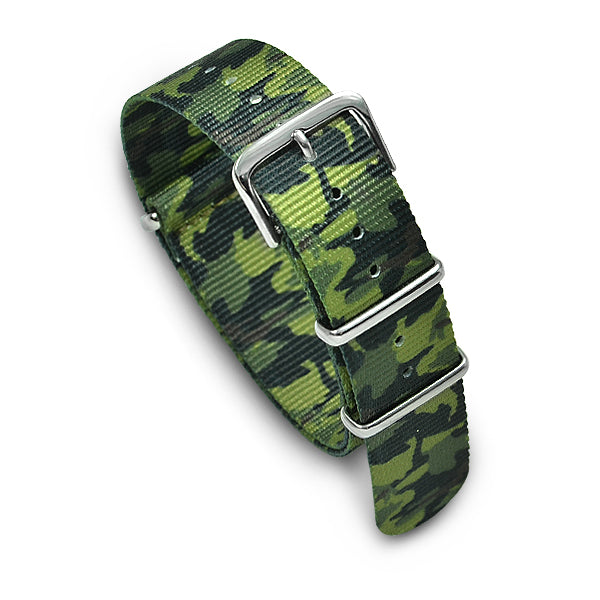 20mm Military MoD Nylon Watch Strap - Camo F Watch Straps