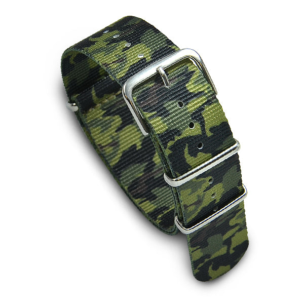 22mm Military MoD Nylon Watch Strap - Camo F Watch Straps