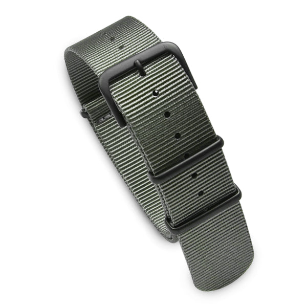 22mm Military MoD Nylon Watch Strap PVD - Gray Watch Straps