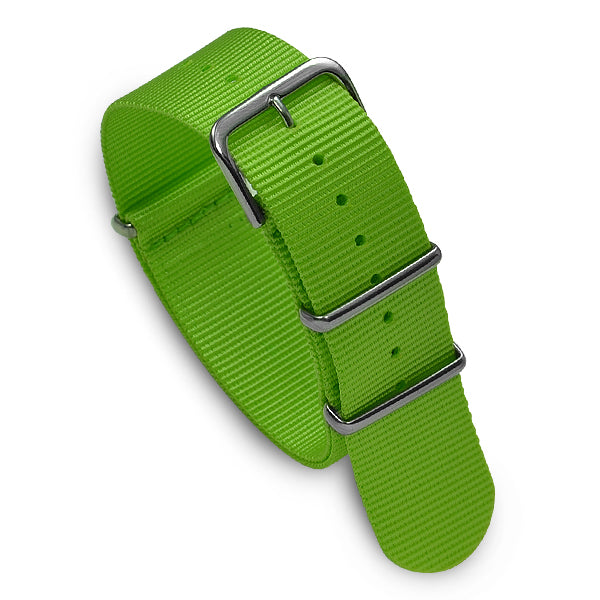 22mm Military MoD Nylon Watch Strap - Lime Green Watch Straps