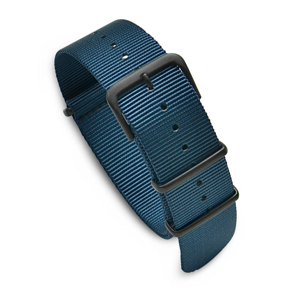 22mm Military MoD Nylon Watch Strap PVD - Navy Blue Watch Straps