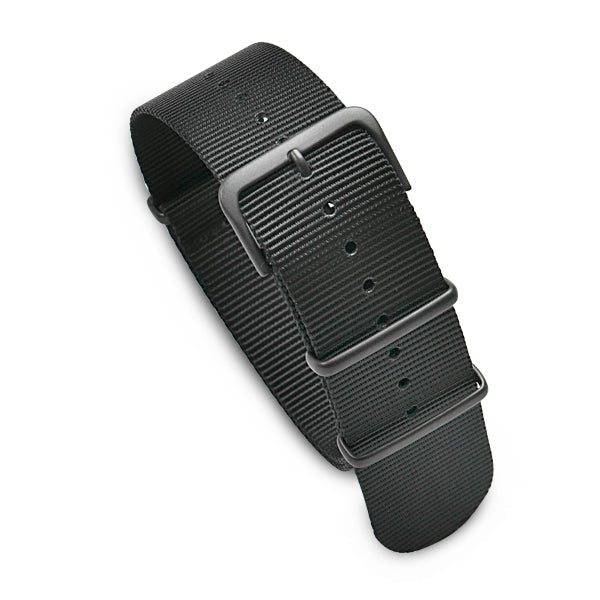 24mm Military MoD Nylon Watch Strap PVD - Black 24mm Watch Straps