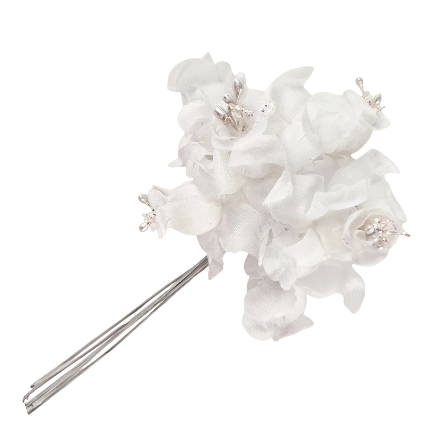 Vintage Bridal Flower Stem - White Bargain Basement