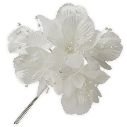 Vintage Lily Cluster Floral Stem