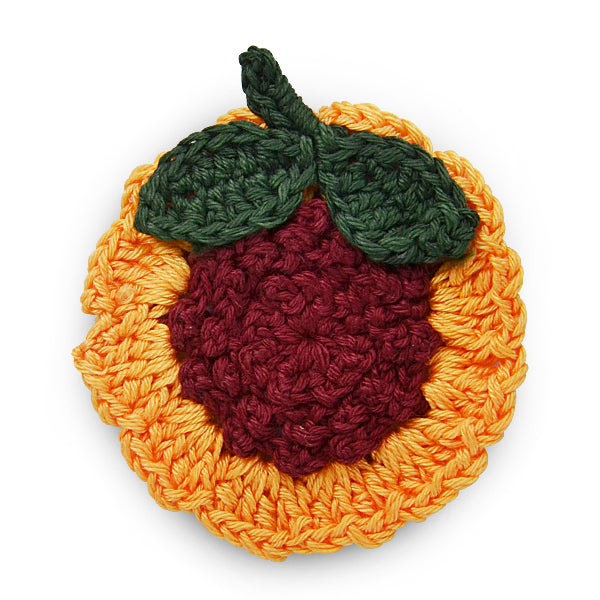 Crochet Sunflower Applique/Patch  - Multi Colors