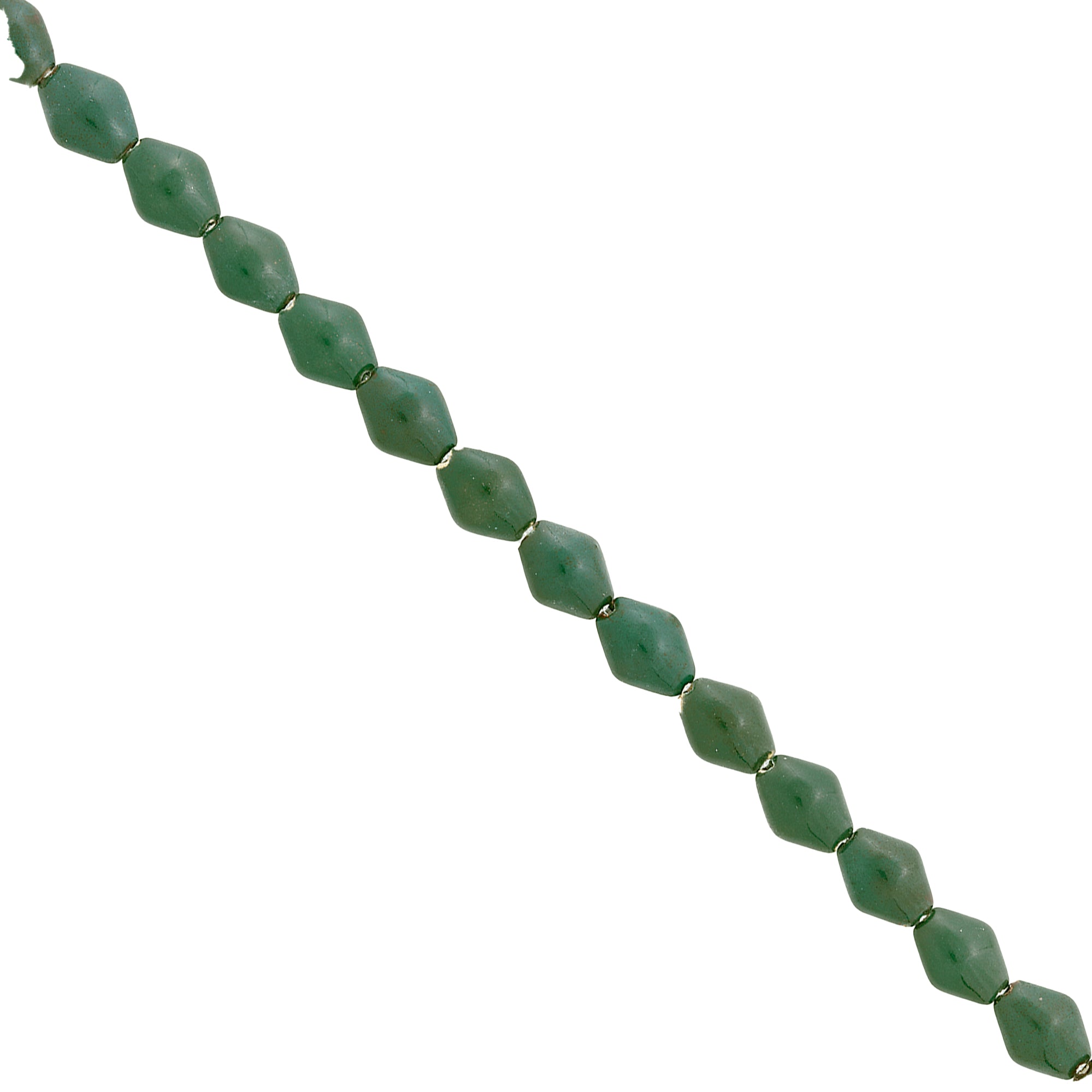 Clay Beads Pack of 16    - Dark Green