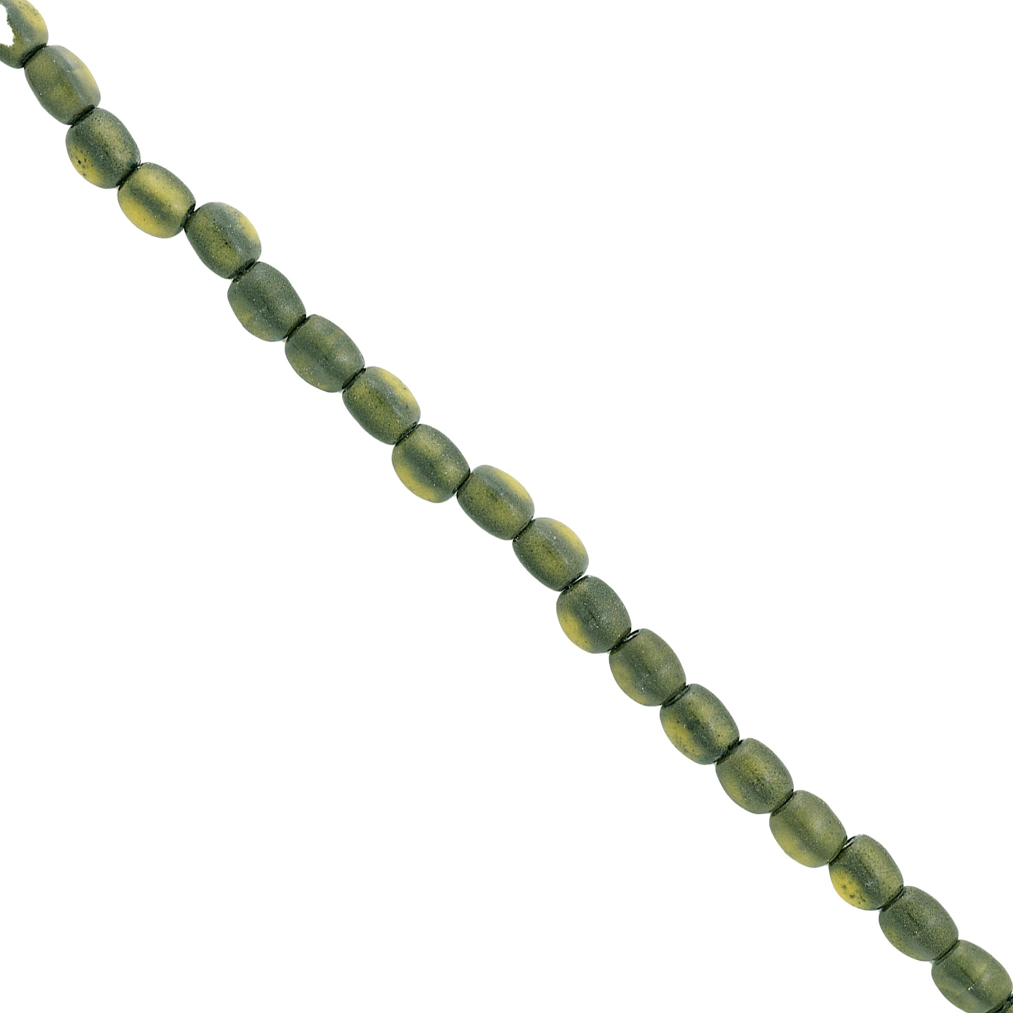 Clay Beads Pack of 24   - Olive