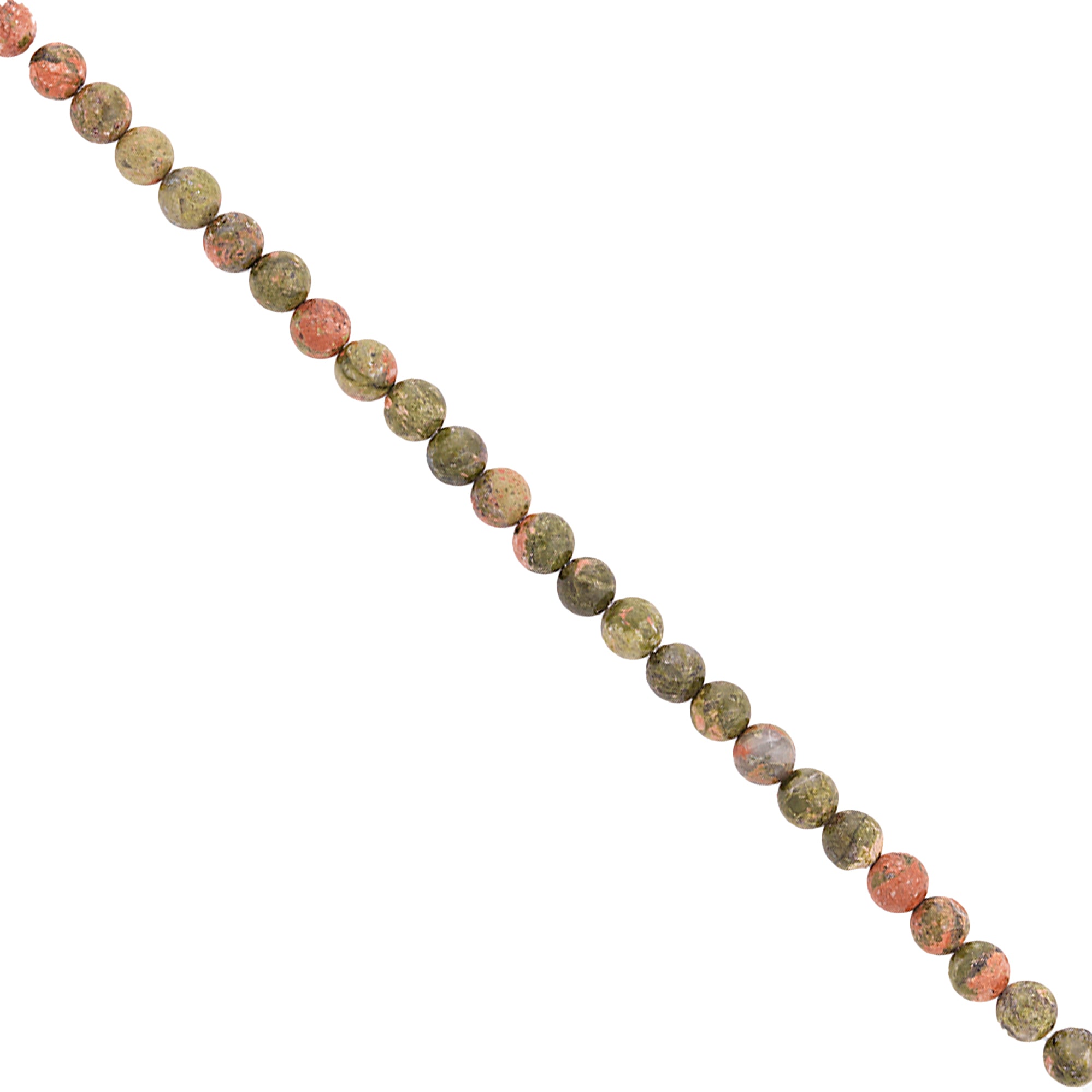 Unakite Beads Pack of 25    - Multi Colors