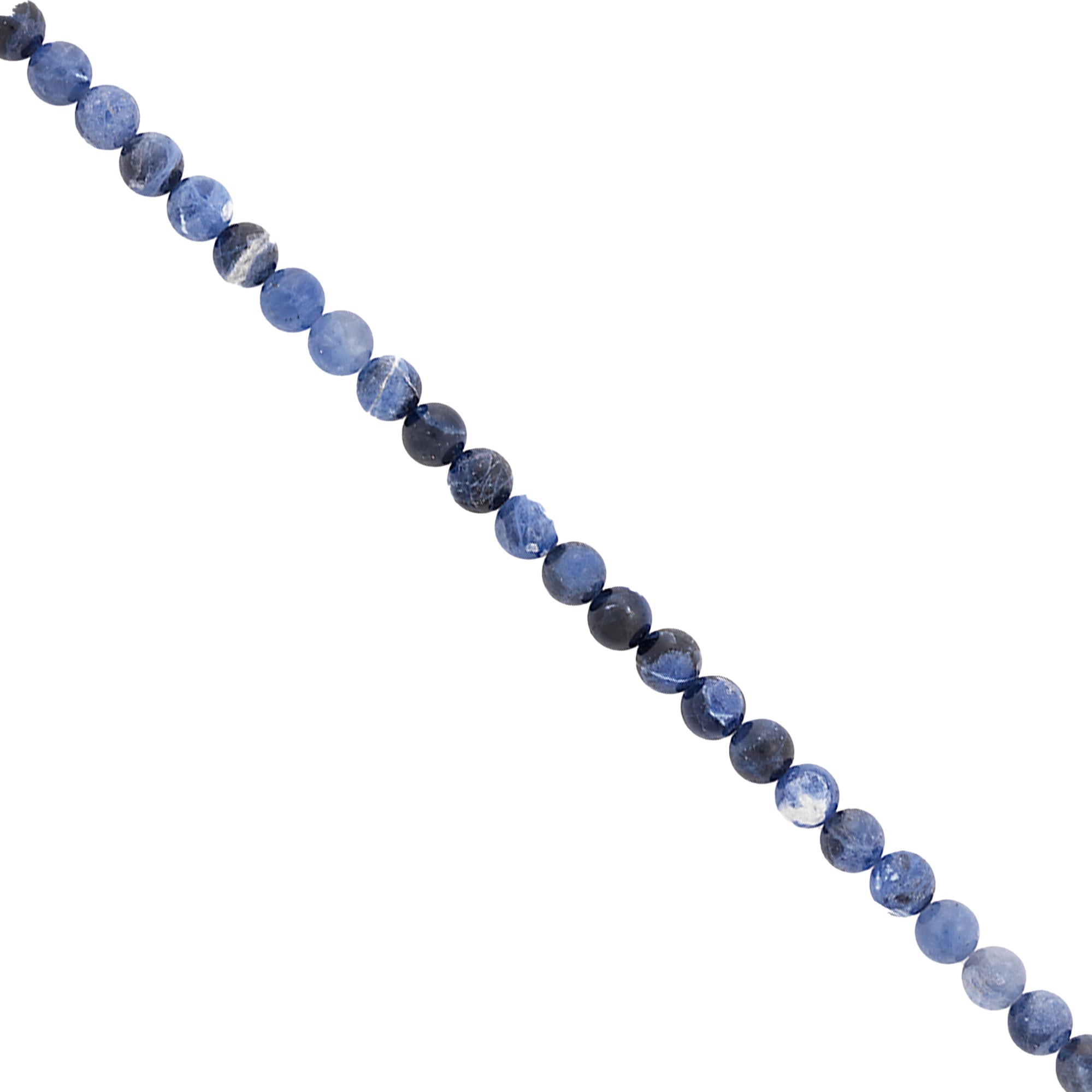 Sodalite Beads Pack of 25    - Navy Multi