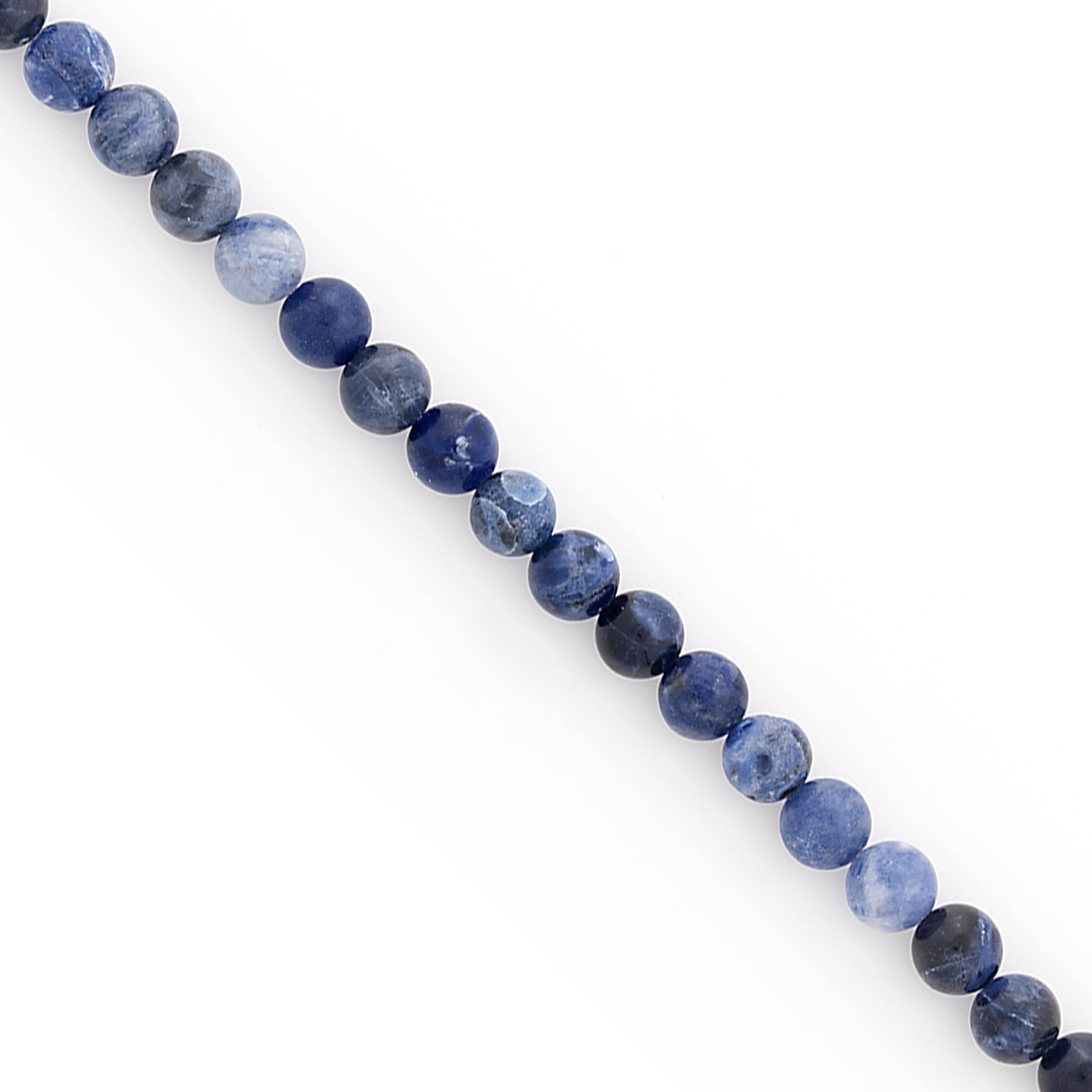 Sodalite Beads Pack of 18    - Navy Multi