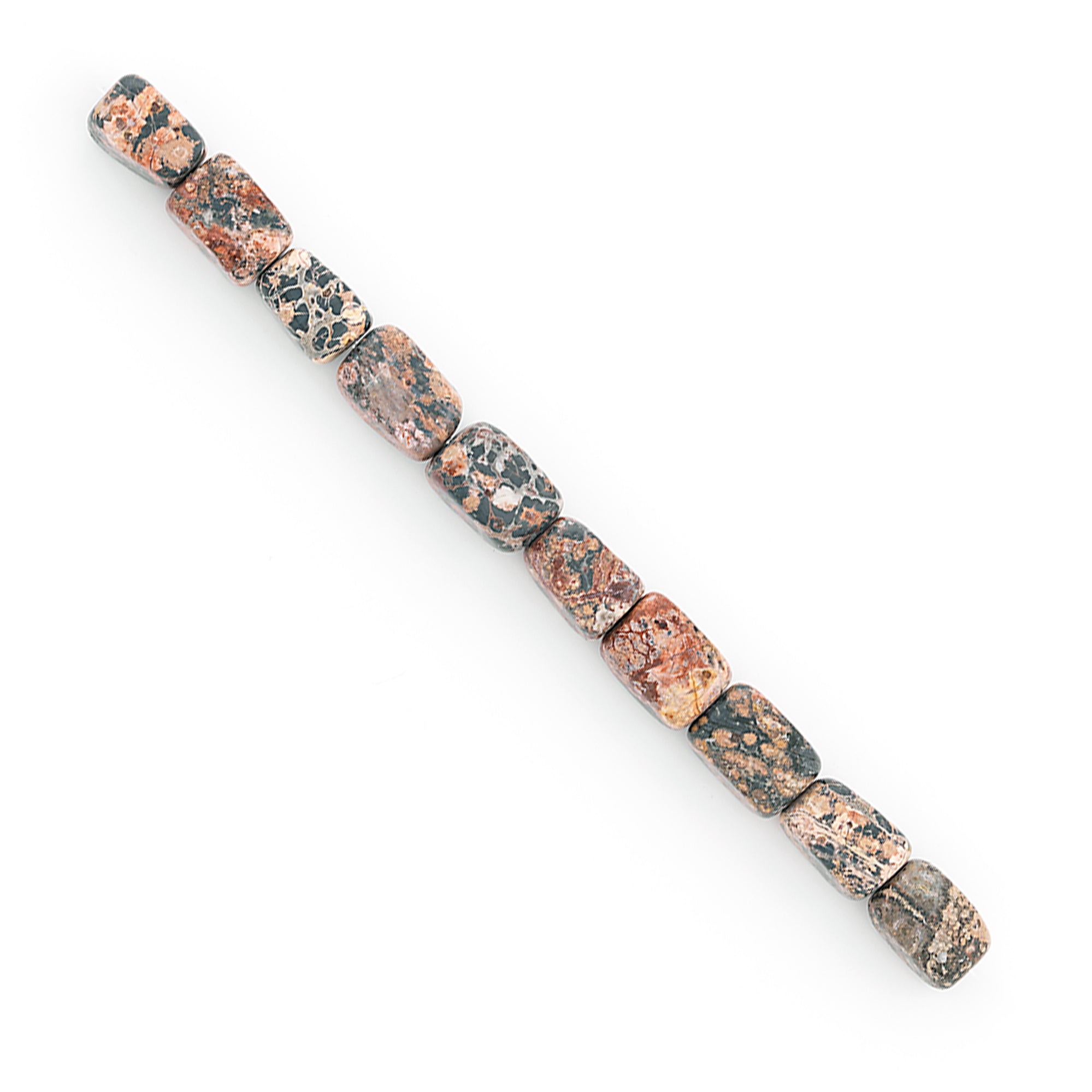 Leopard Jasper Nugget Beads Pack of 10  - Multi Colors