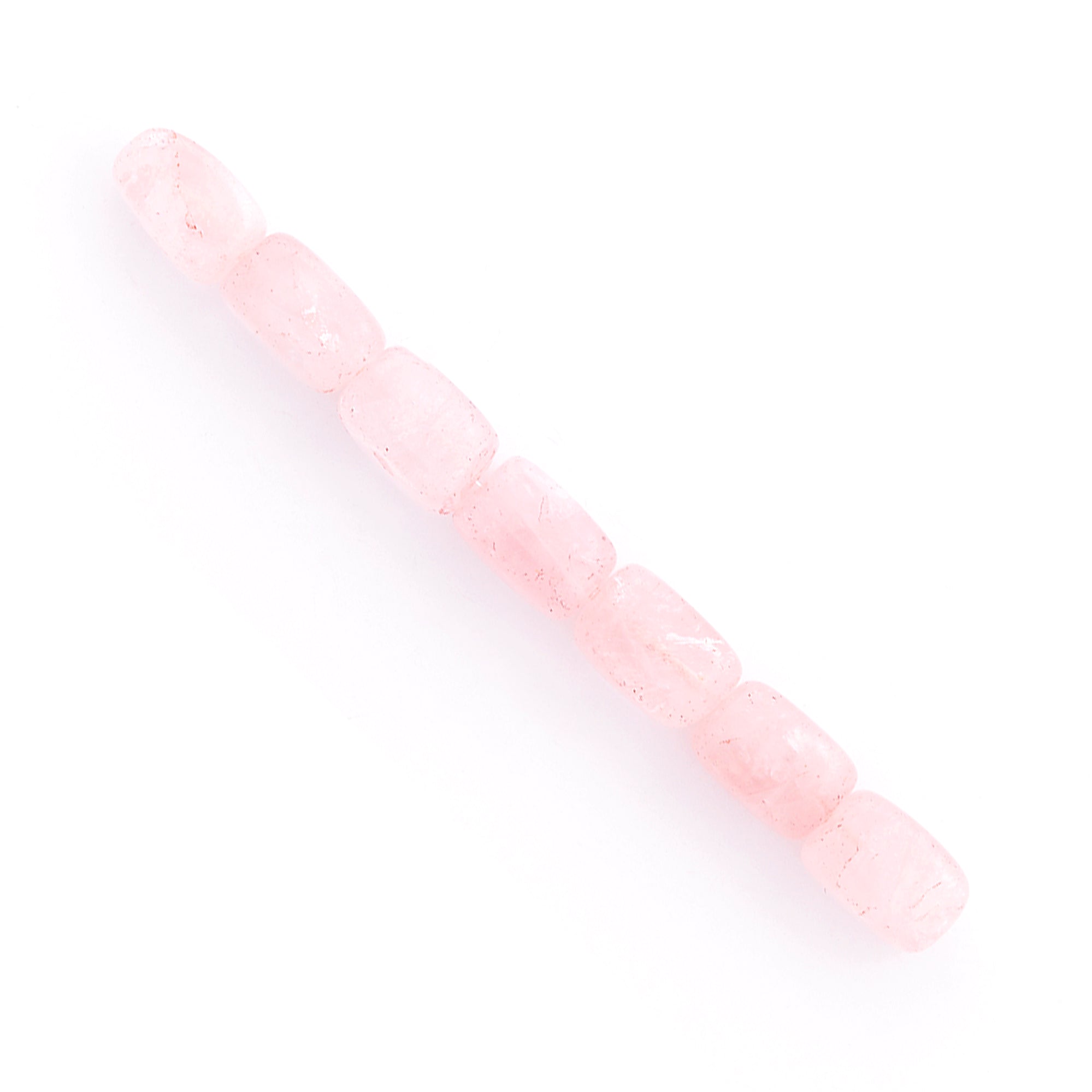 Rose Quartz Nugget Beads Pack of 7