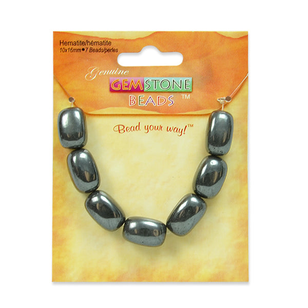 Hematite Nugget Beads Pack of 7   - Onyx