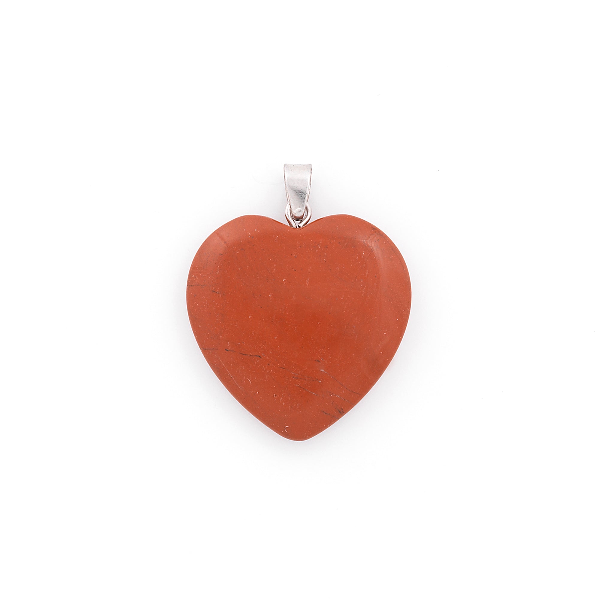 Red Jasper Heart Pendant