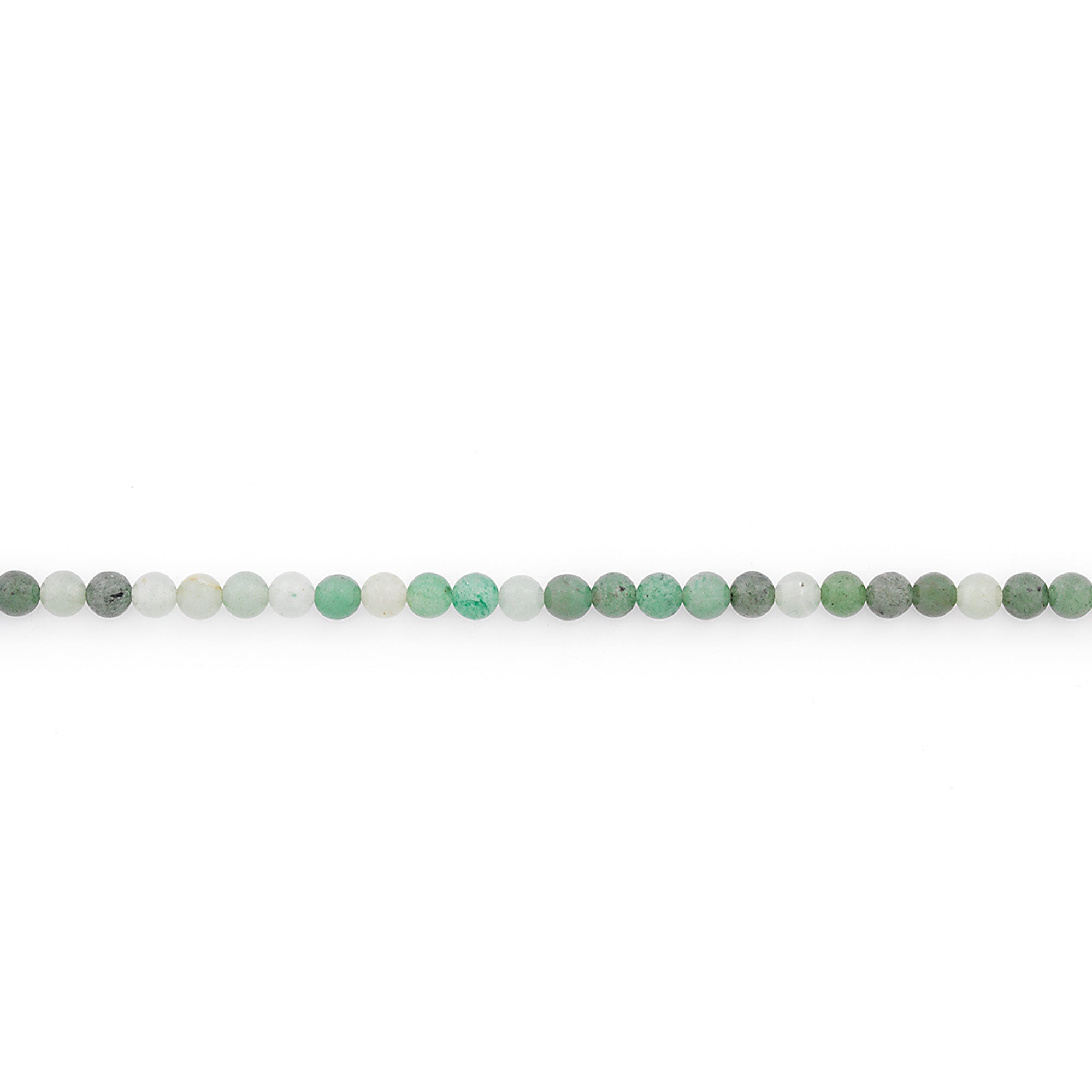 New Jade Beads Pack of 36    - Green