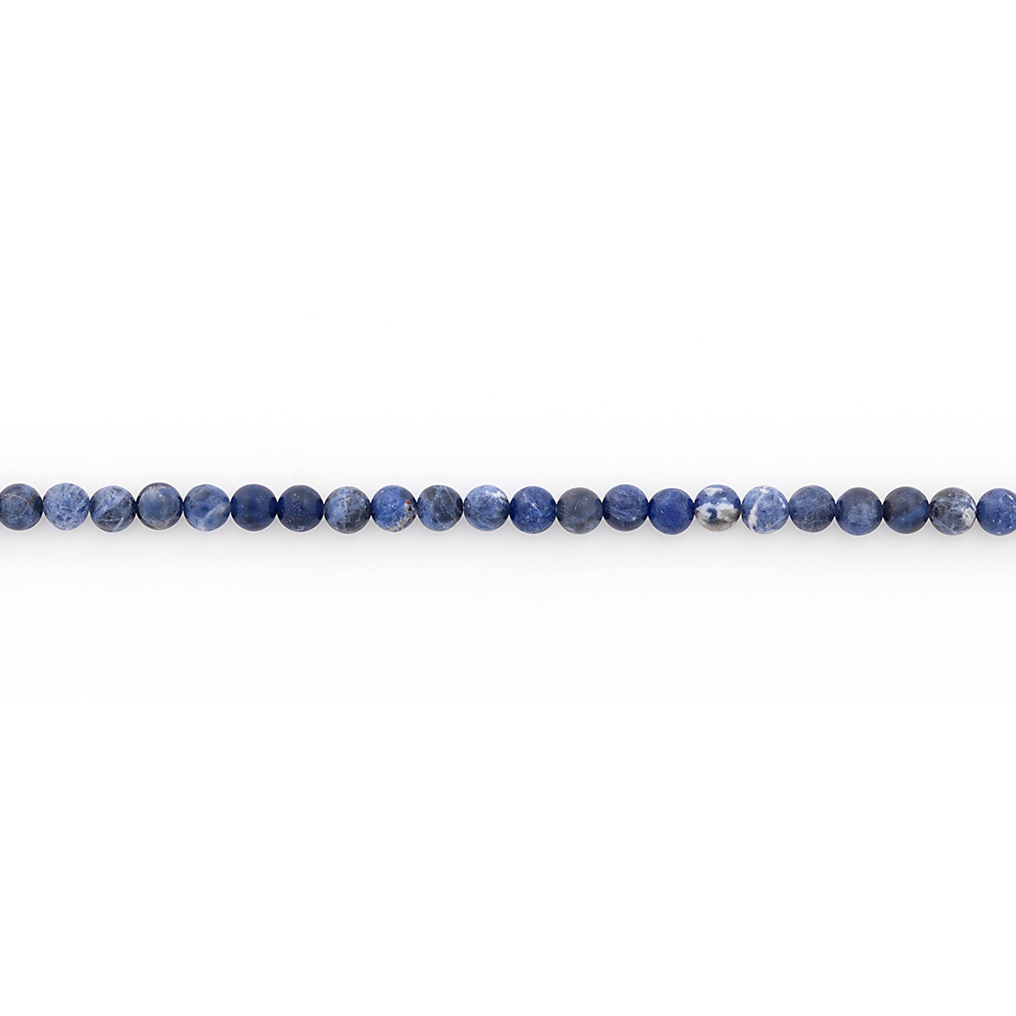 Sodalite Beads Pack of 36    - Navy Multi