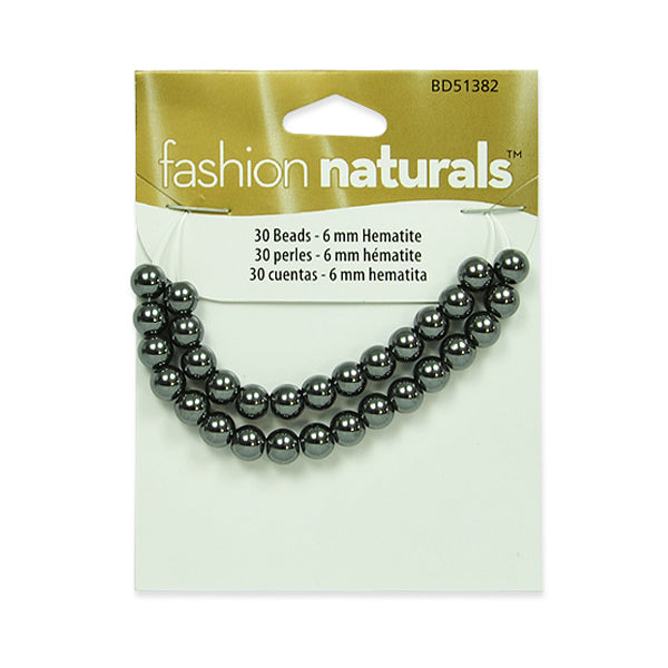 Hematite Beads Pack of 30   - Onyx