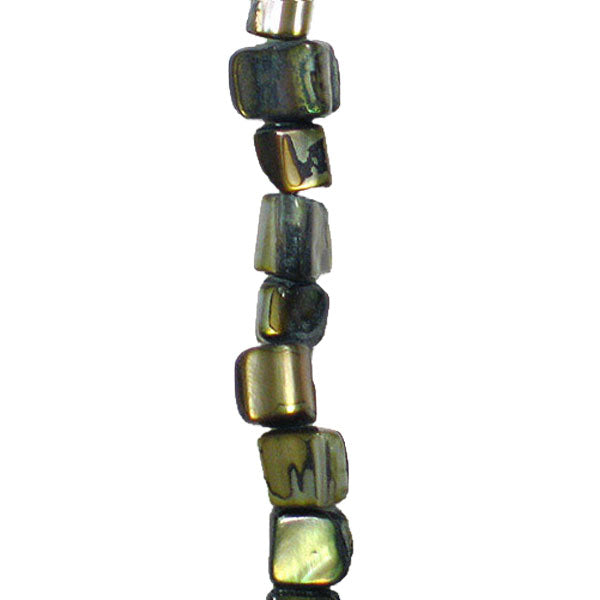 Sea Shell 4-6mm Nugget Beads 16" Strand (52-58)  Slate                    - Natural