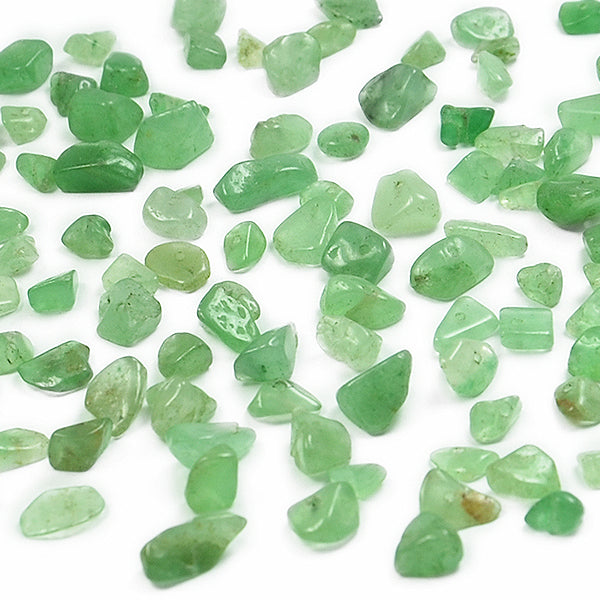 Green Aventurine Chips 8 Inch Strand Pack of 3