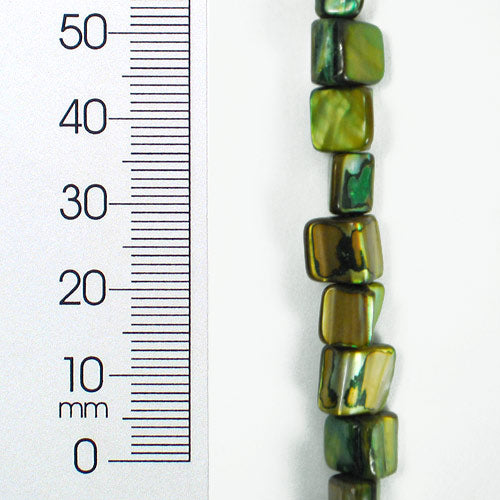 Sea Shell 4-6mm Nugget Beads 16" Strand (52-58) Olive                    - Natural