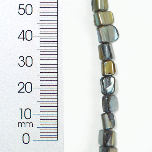 Sea Shell 4-6mm Nugget Beads 16" Strand (52-58) Gray                    - Natural