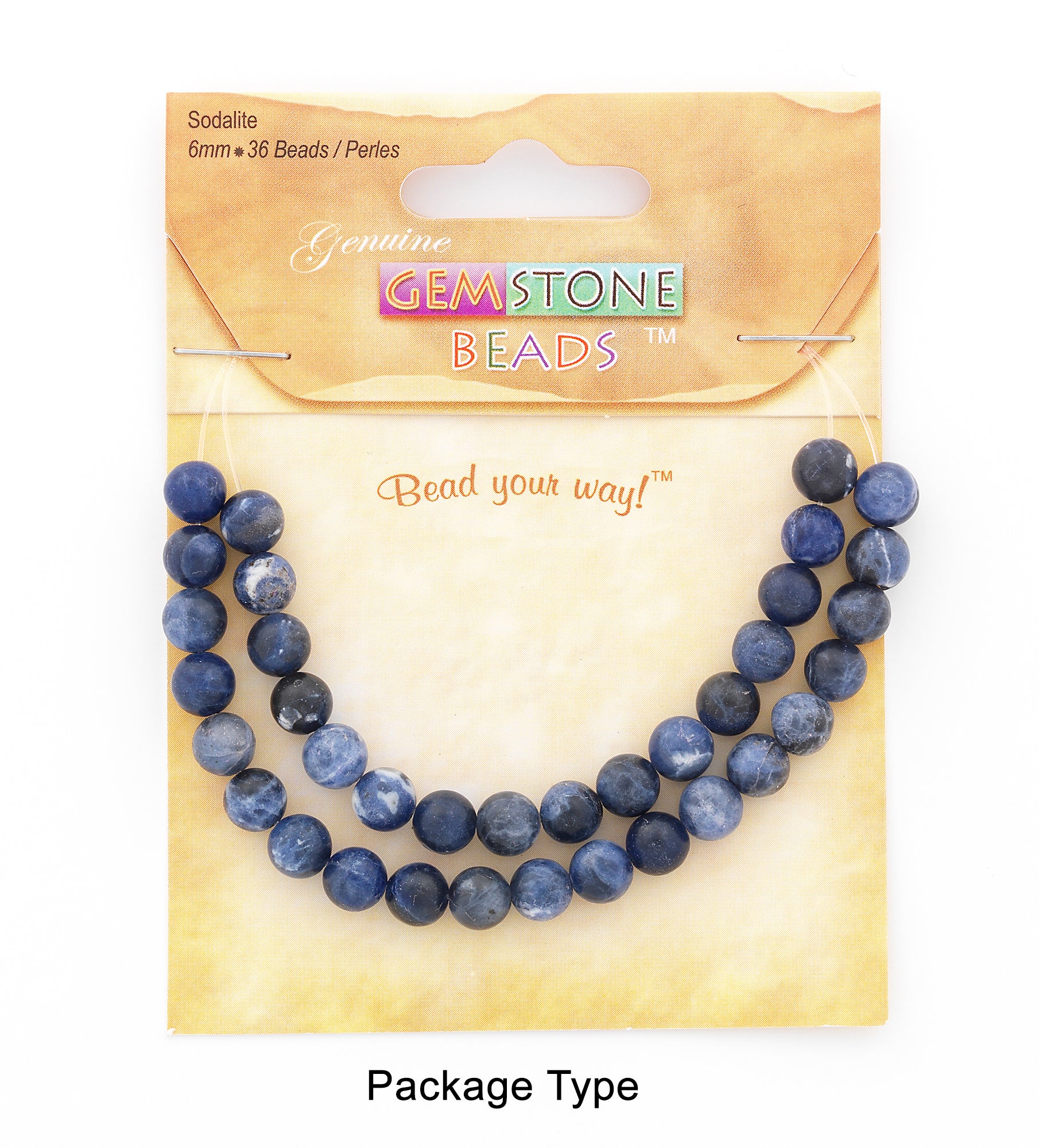 Sodalite Natural Gemstone Beads and Pendants Collection - Value Pack  - Blue