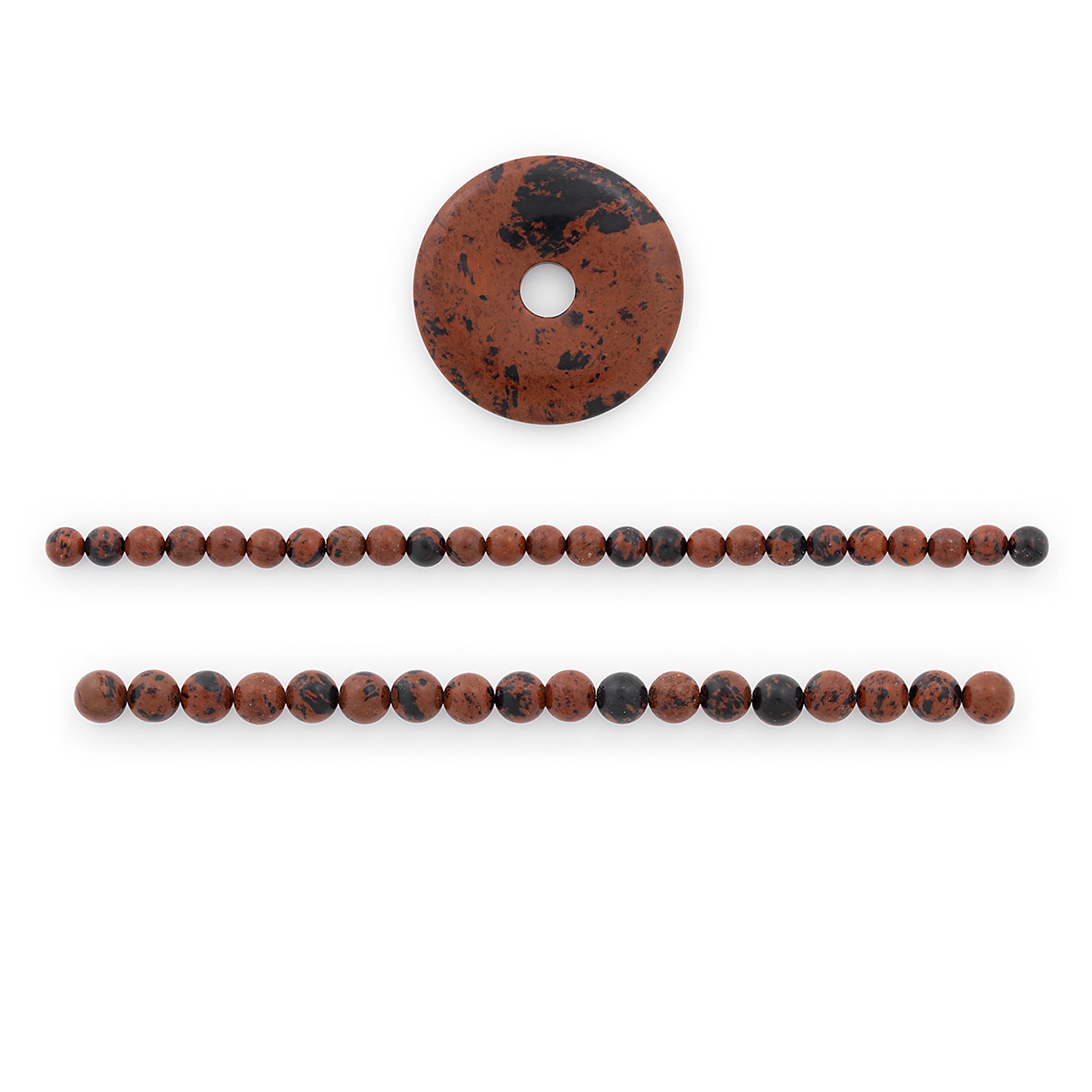 Mahogany Obsidian Natural Gemstone Collection Value Pack  - Brown