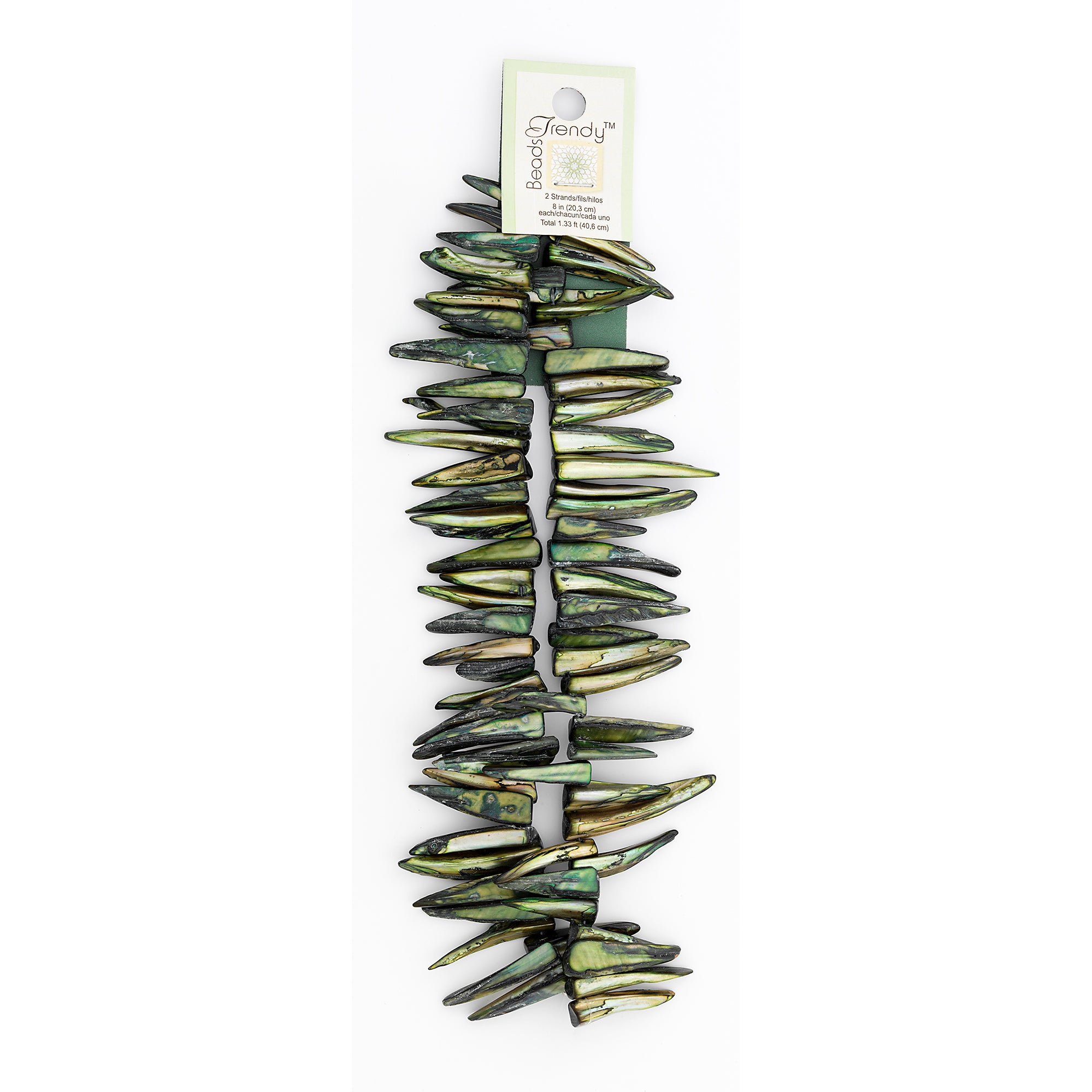 Clementine Sea Shell Beads Collection Value Pack |  Olive  - Green