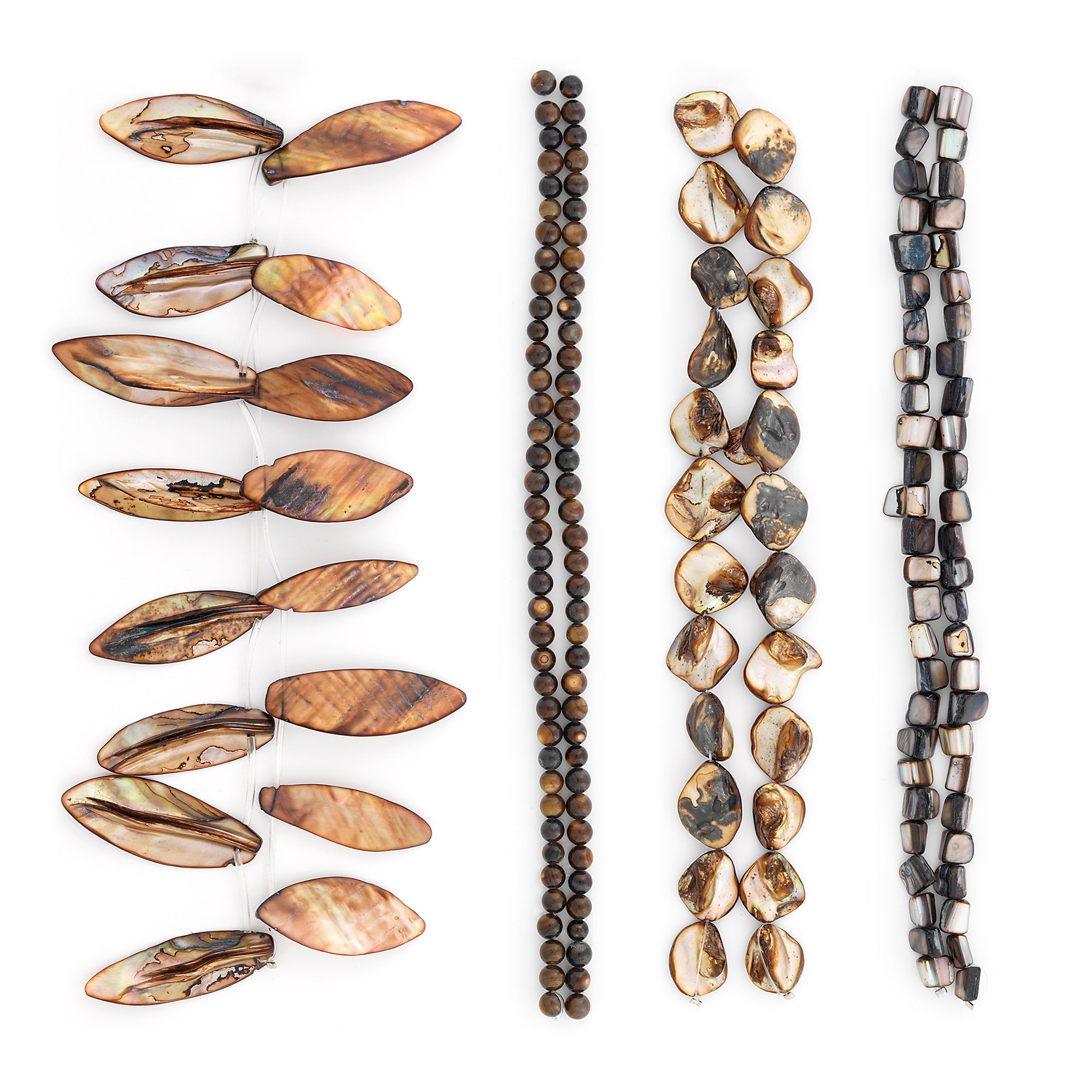 Delphine Sea Shell Beads Collection Value Pack  - Slate