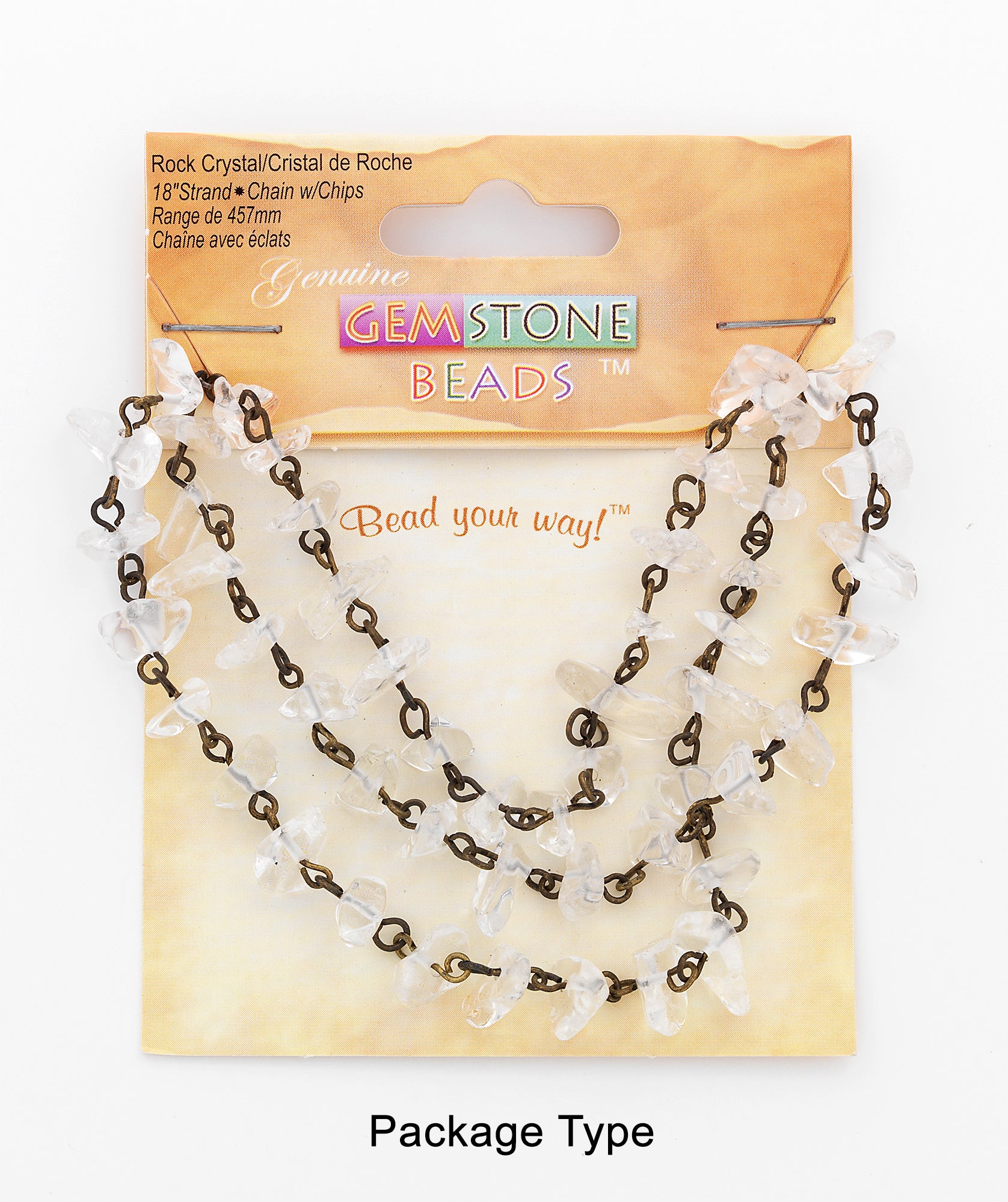 Rock Crystal Natural Gemstone Beads and Pendants Collection - Value Pack  - White