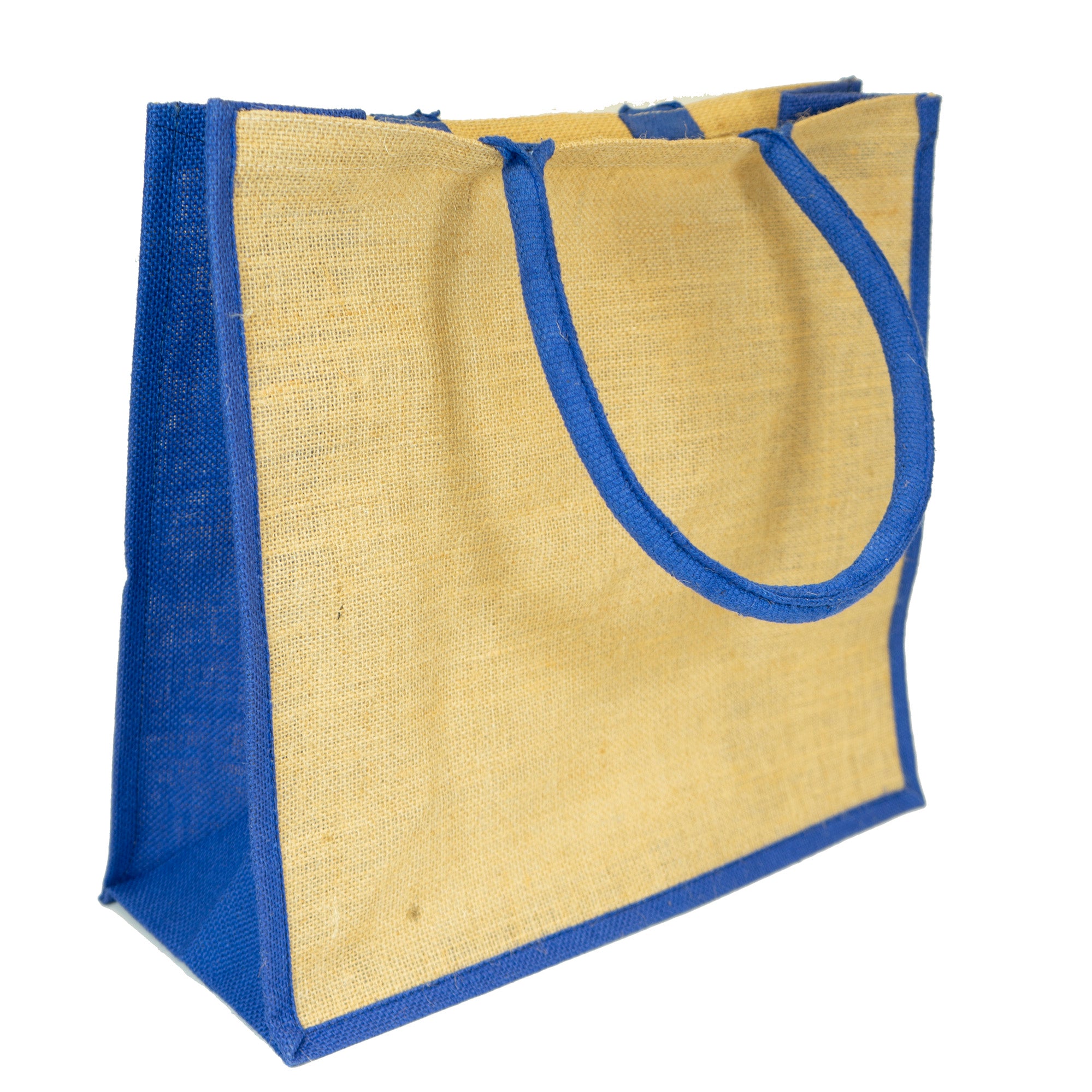 Dakota Two Tone Gusset Jute Tote Bag Crafting Essential