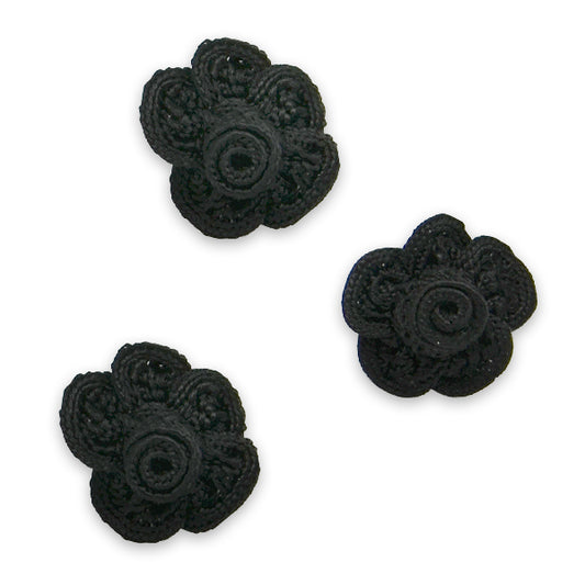 Pip Rose Applique/Patch Pack of 3
