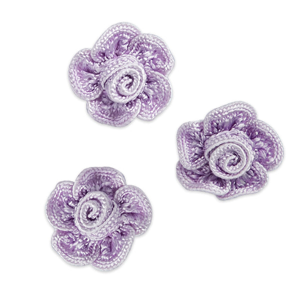 Pip Rose Applique/Patch Pack of 3