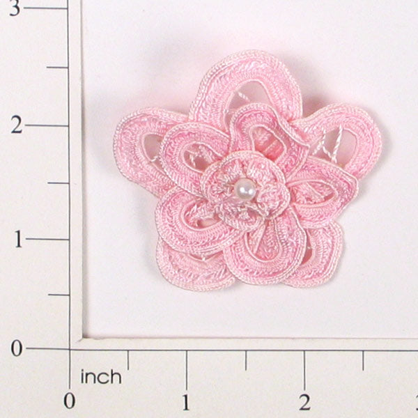 Double Fleurette Circle Bouquet Accent Applique/Patch