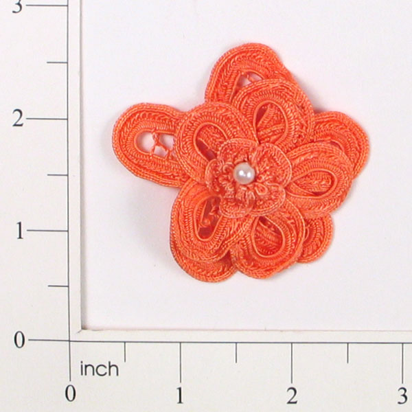 Double Fleurette Circle Bouquet Accent Applique/Patch