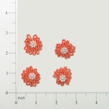 Mini Daisy Applique/Patch Pack of 4