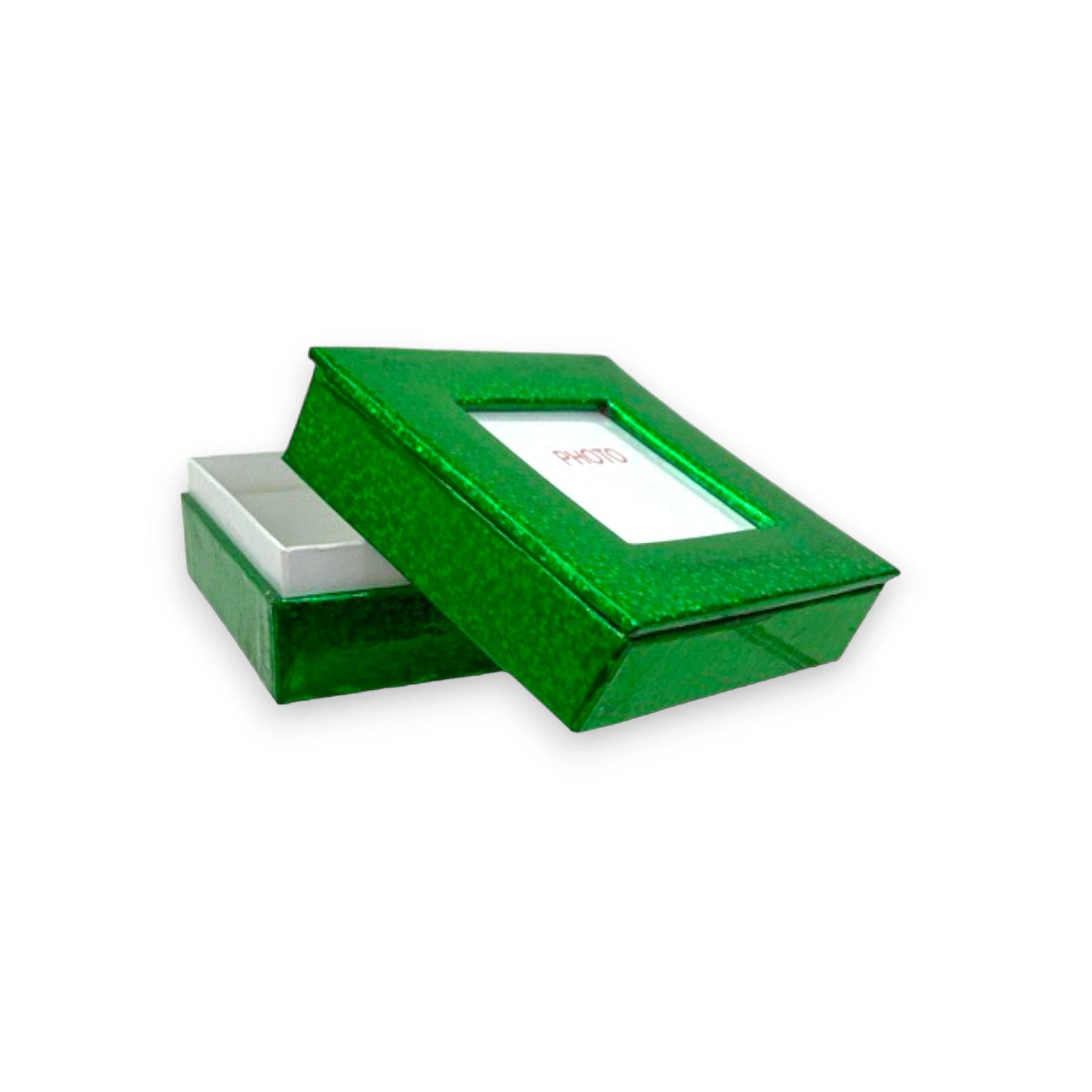 Small Square Photo Frame Gift Box  - Green