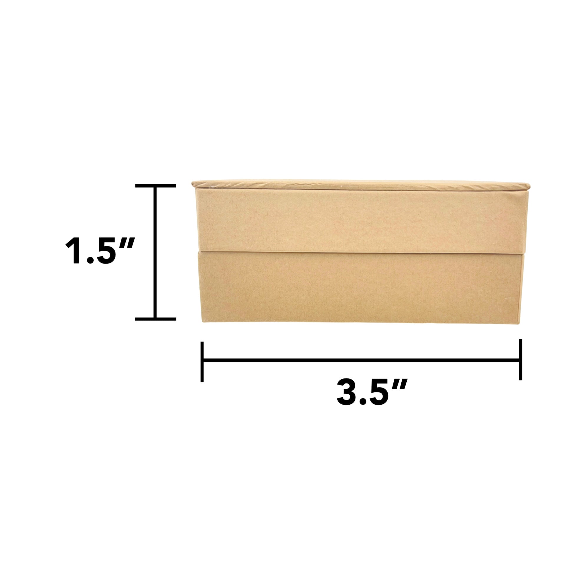 Square Photo Box -  Small    - Natural