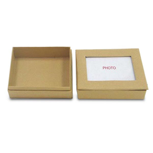 Rectangular Photo Box - Small       - Natural