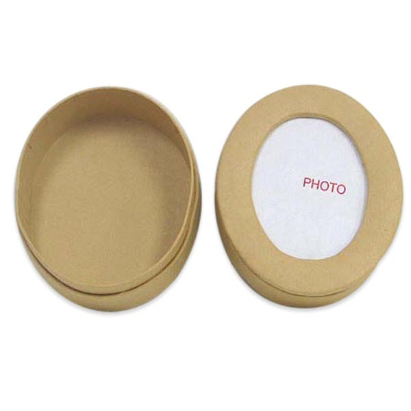 Oval Photo Box - Small    - Natural