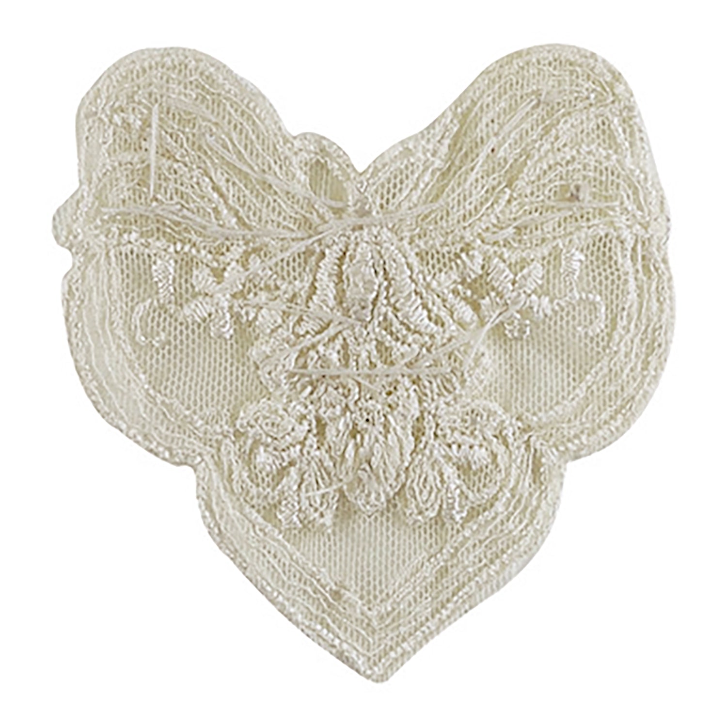 Vintage Corded Pearl and Lace Applique