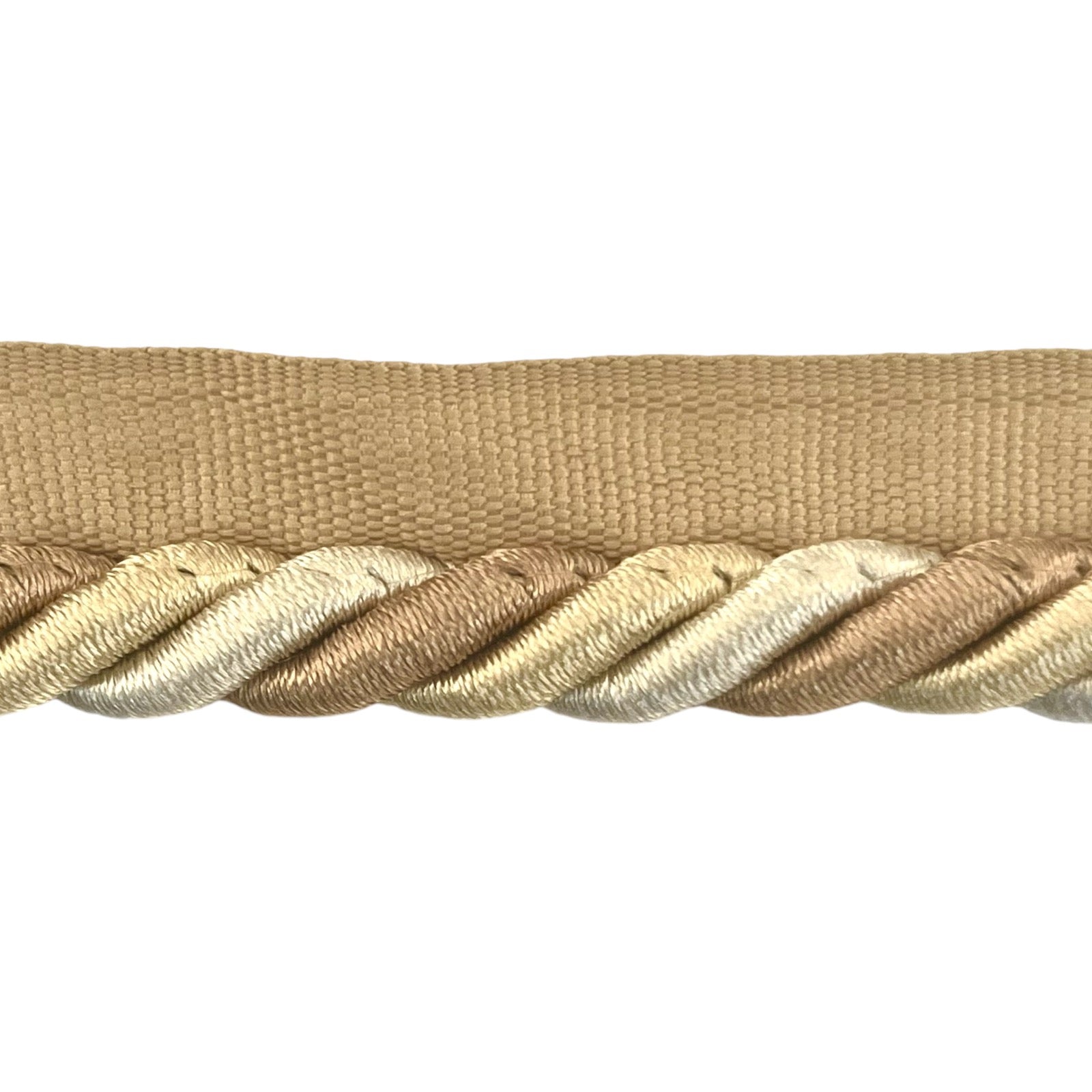 Conso 3/8" Twisted Lip Cord Trim  - Ivory Multi