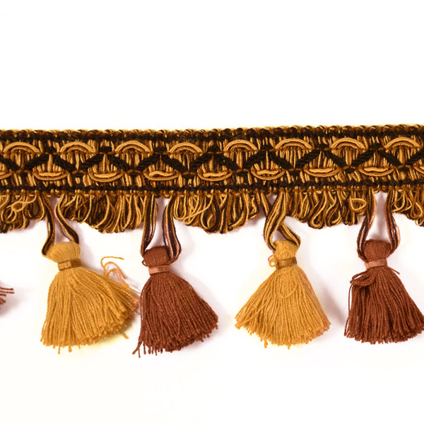 Conso 3" Tassel Fringe Trim (Sold by the Yard)