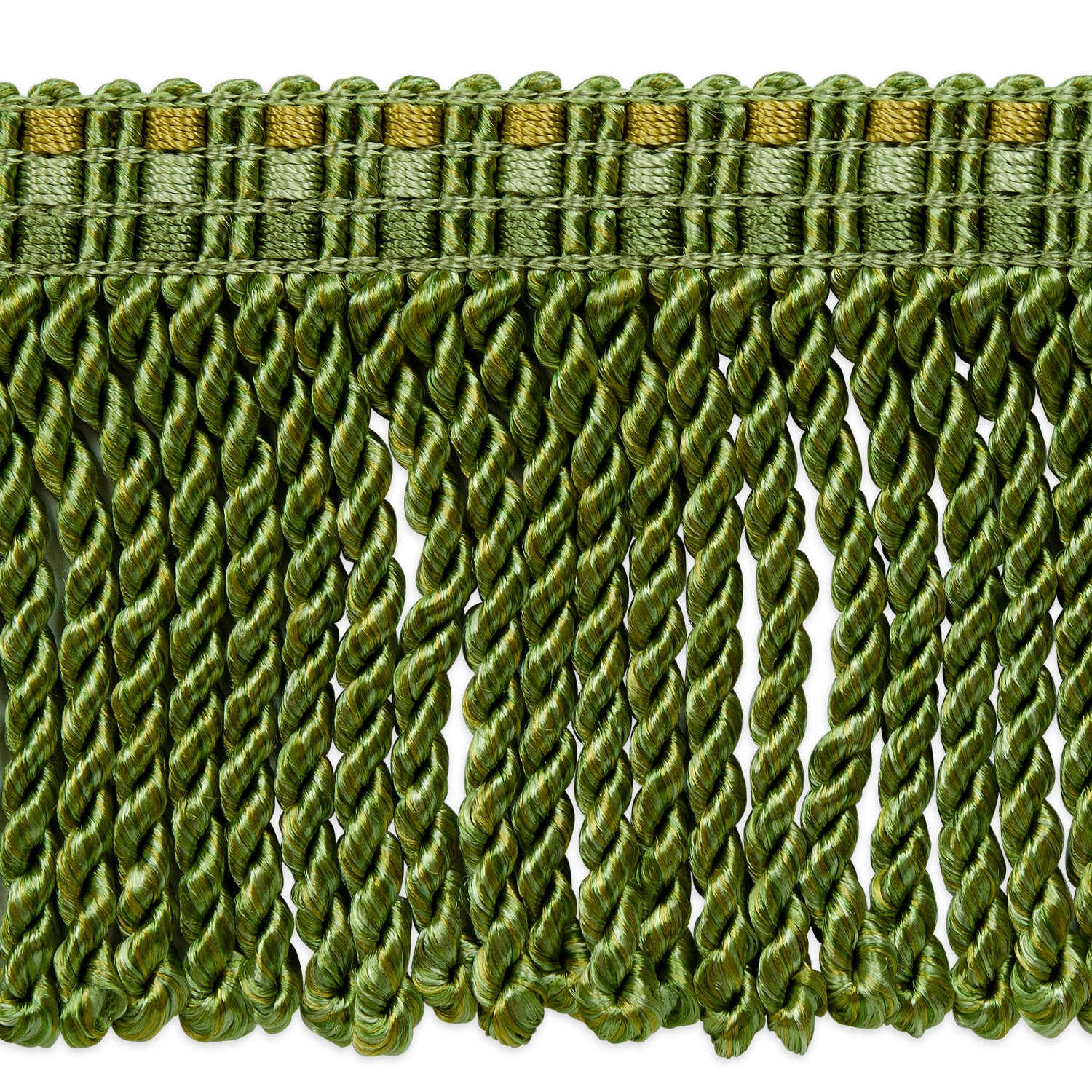 5 yards of  Conso 3" Bullion Fringe Trim  - Sage Multi